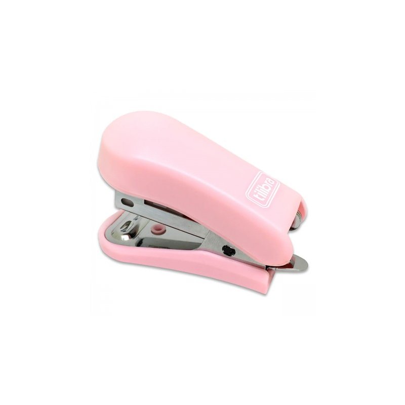 grampeador 12 folhas mini com extrator g101 rosa claro 282944 e1