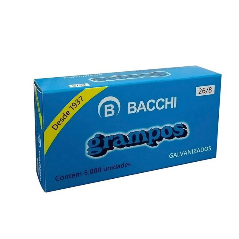 grampo 26 8 caixa azul