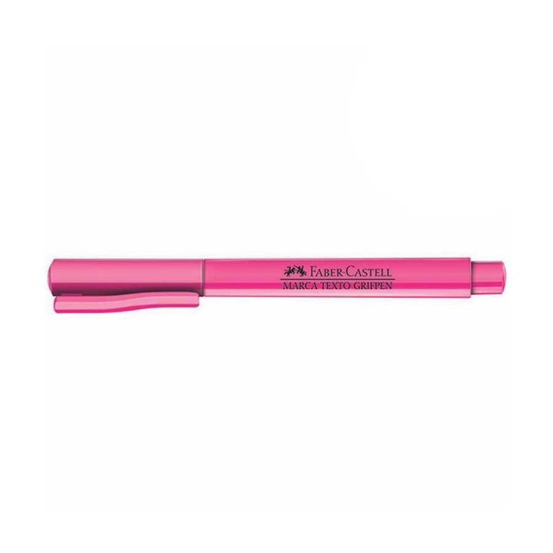 caneta marca texto grifpen rosa faber castell 1 2000
