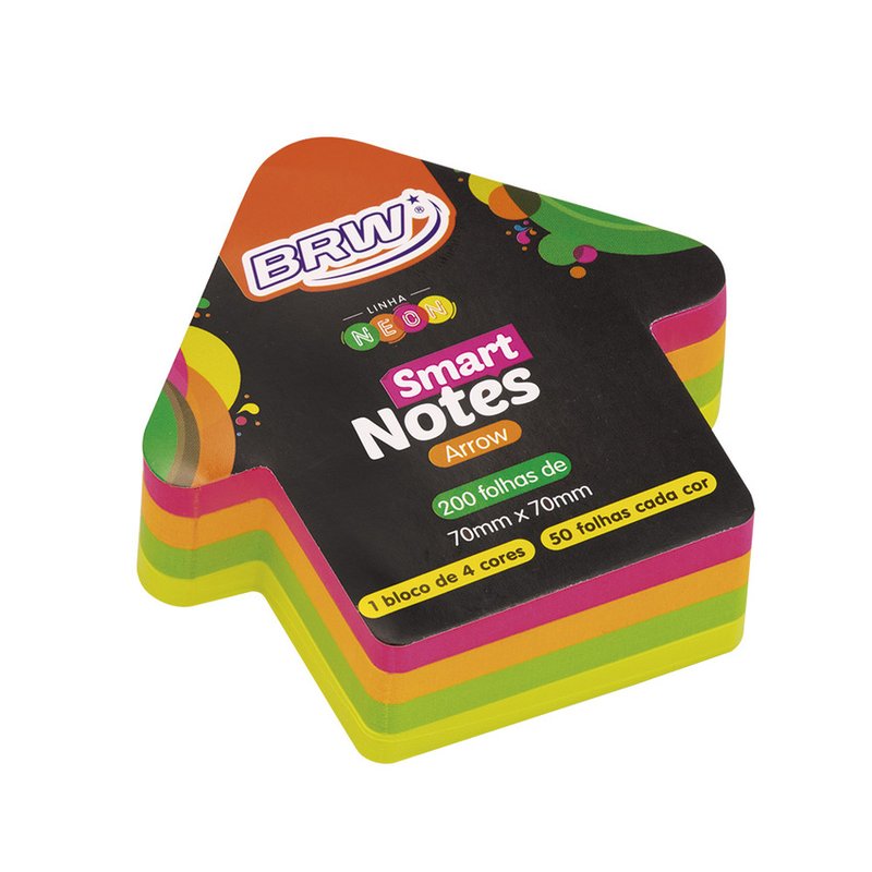 bloco seta neon