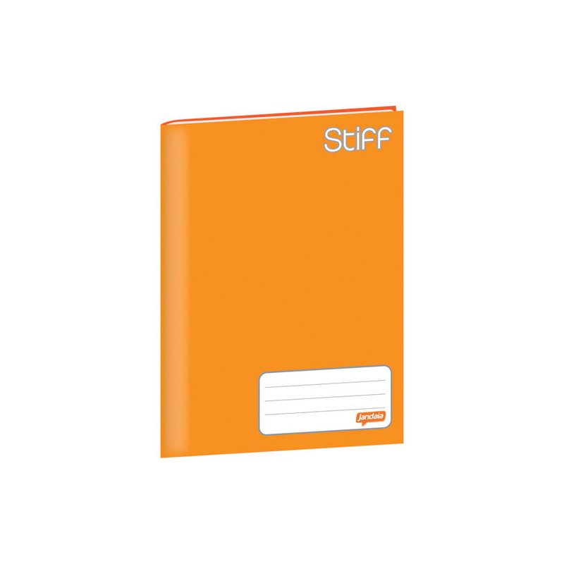 caderno jandaia laranja