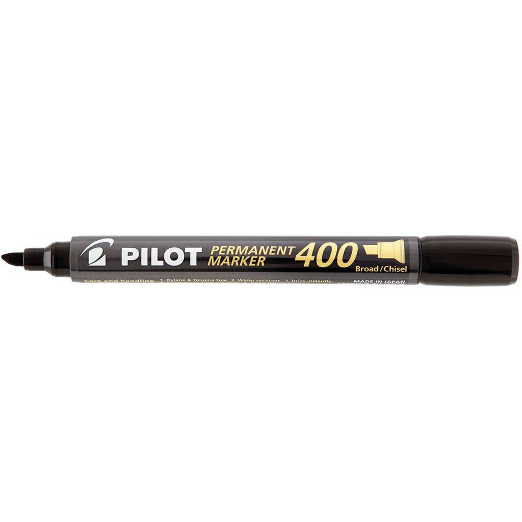 Marcador Permanente Pilot Sca- 400 Chanfrado Preto