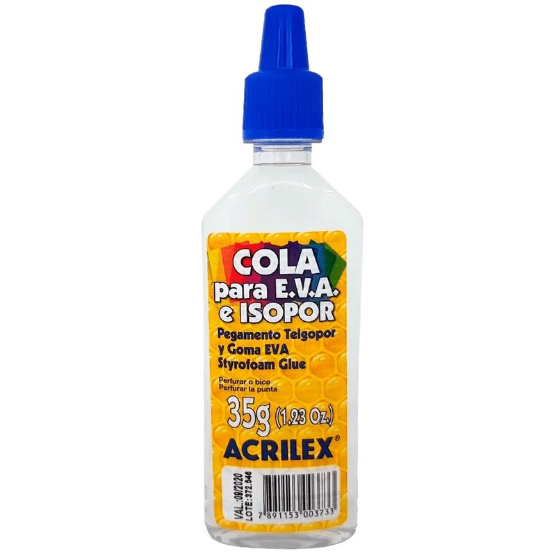 cola p e v a e isopor