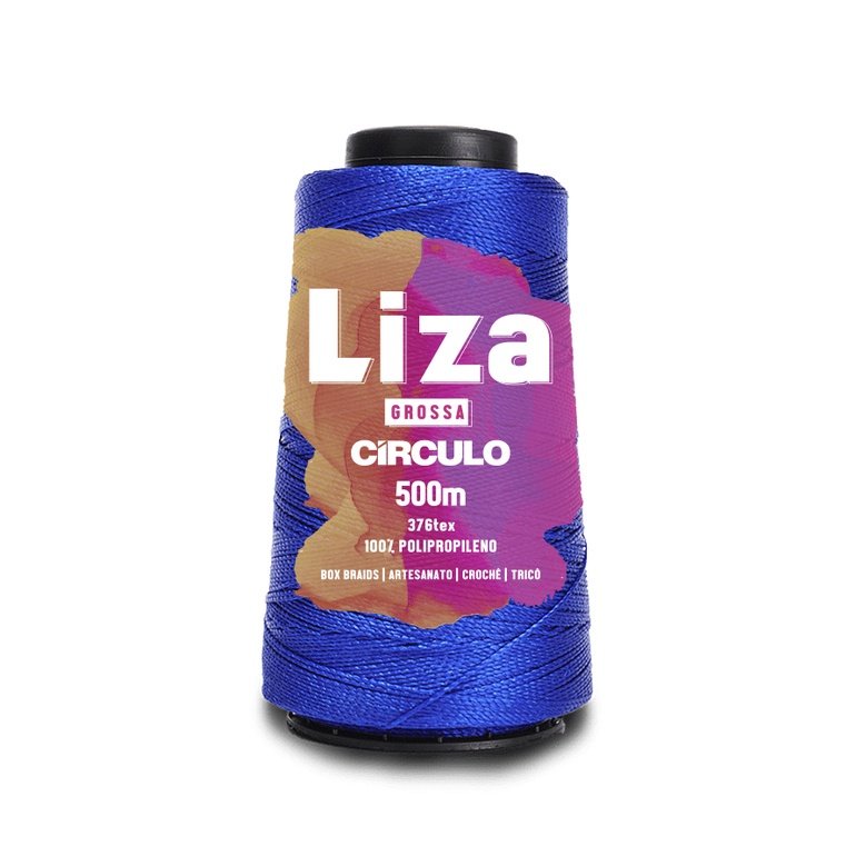Linha De Crochê Liza Grossa 2500 Acqua