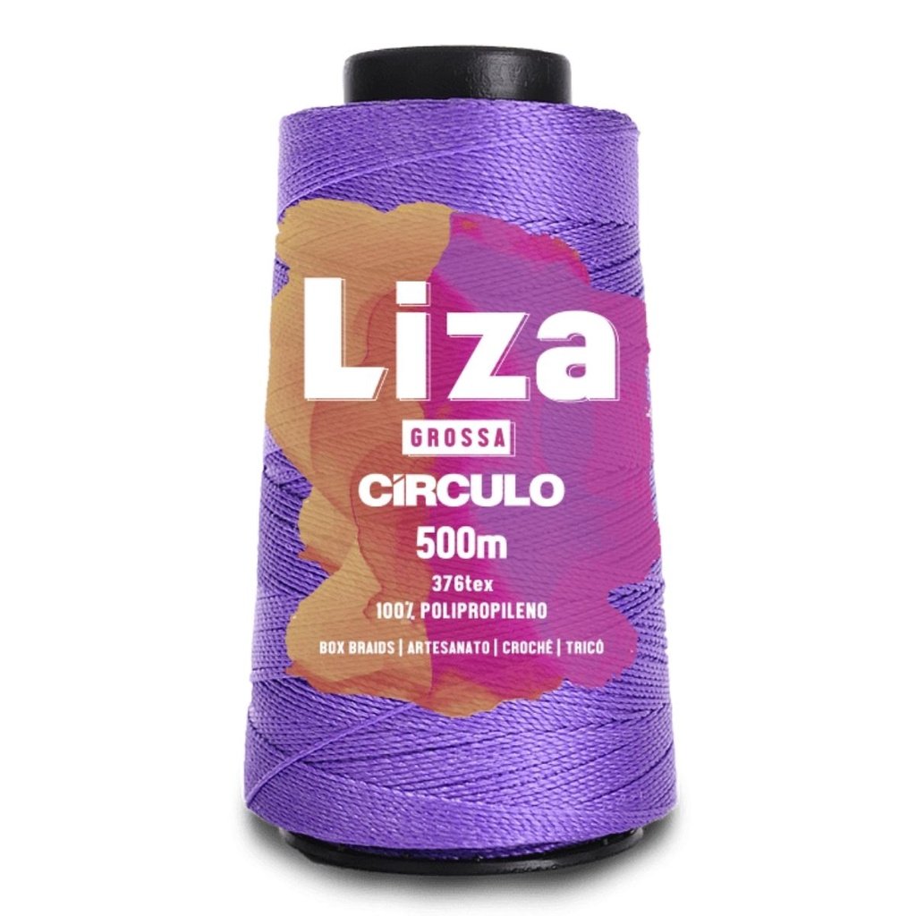 Linha De Crochê Liza Grossa 6399 Azaleia