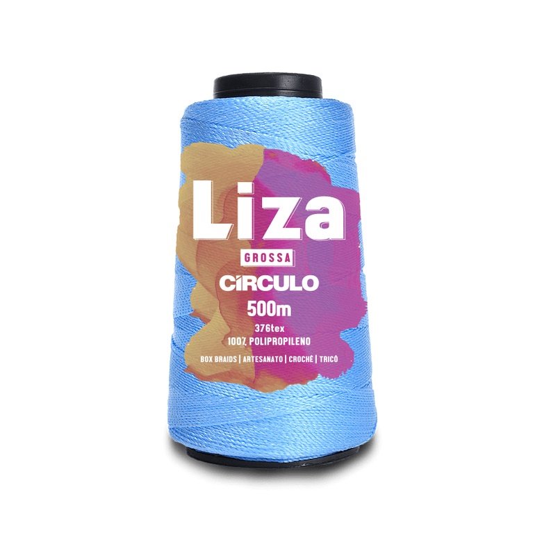 Linha De Crochê Liza Grossa 8214 Alumínio