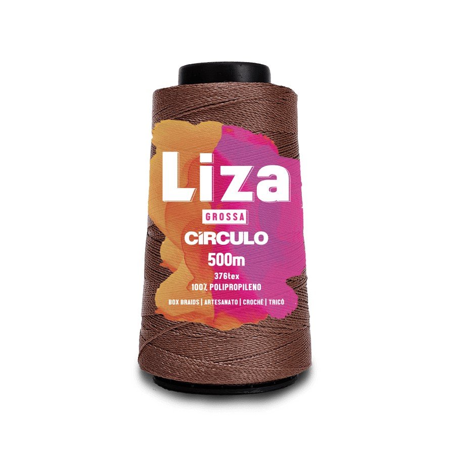 Linha De Crochê Liza Grossa 7393 Raiz