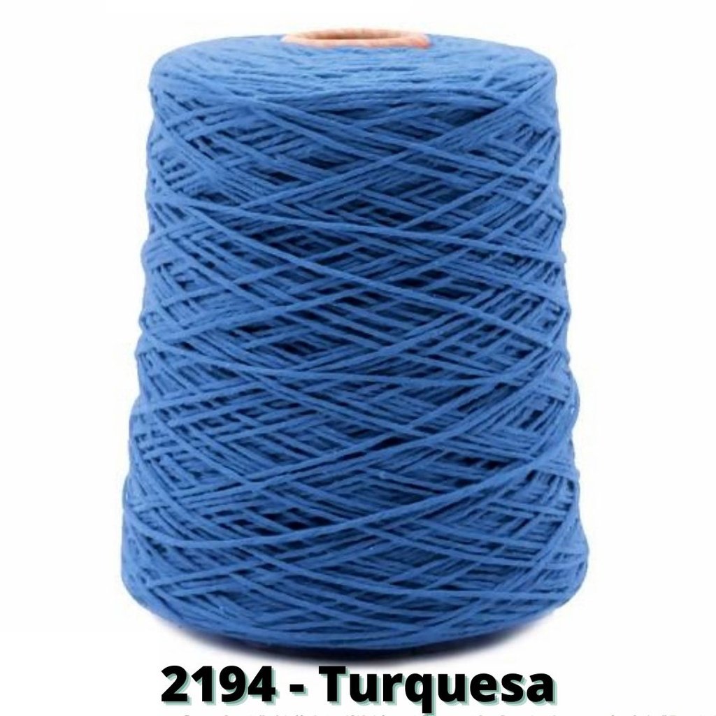 Barbante Algodão Apolo Eco 6 Colorido Cor 2194 Azul