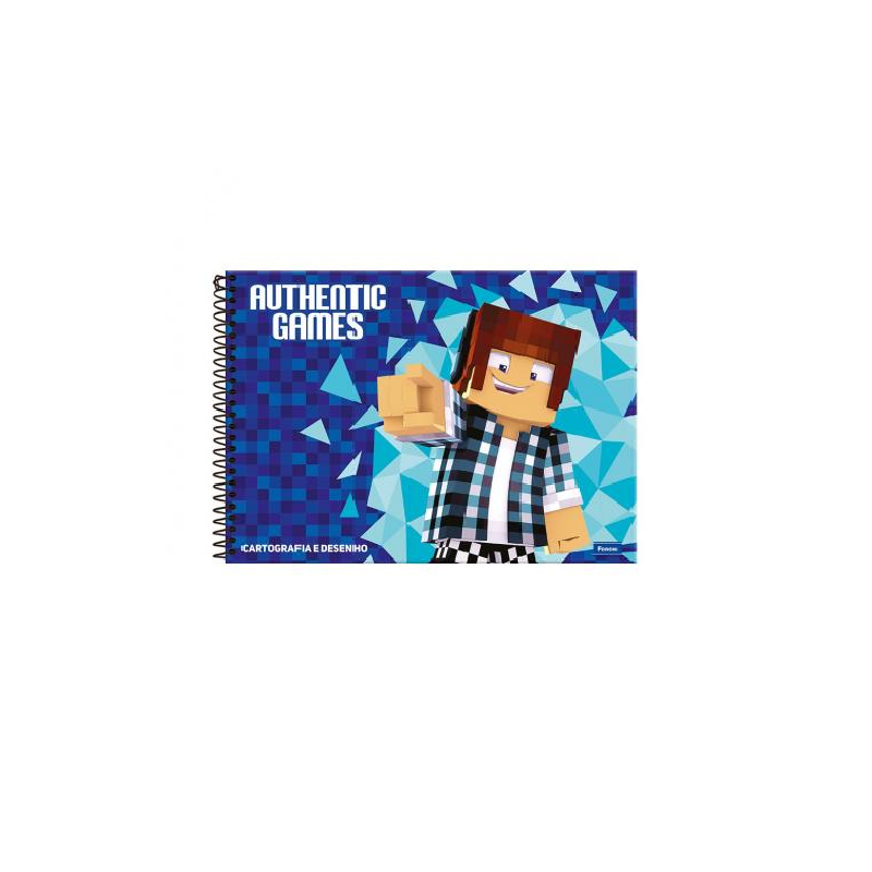 caderno de desenho games 1