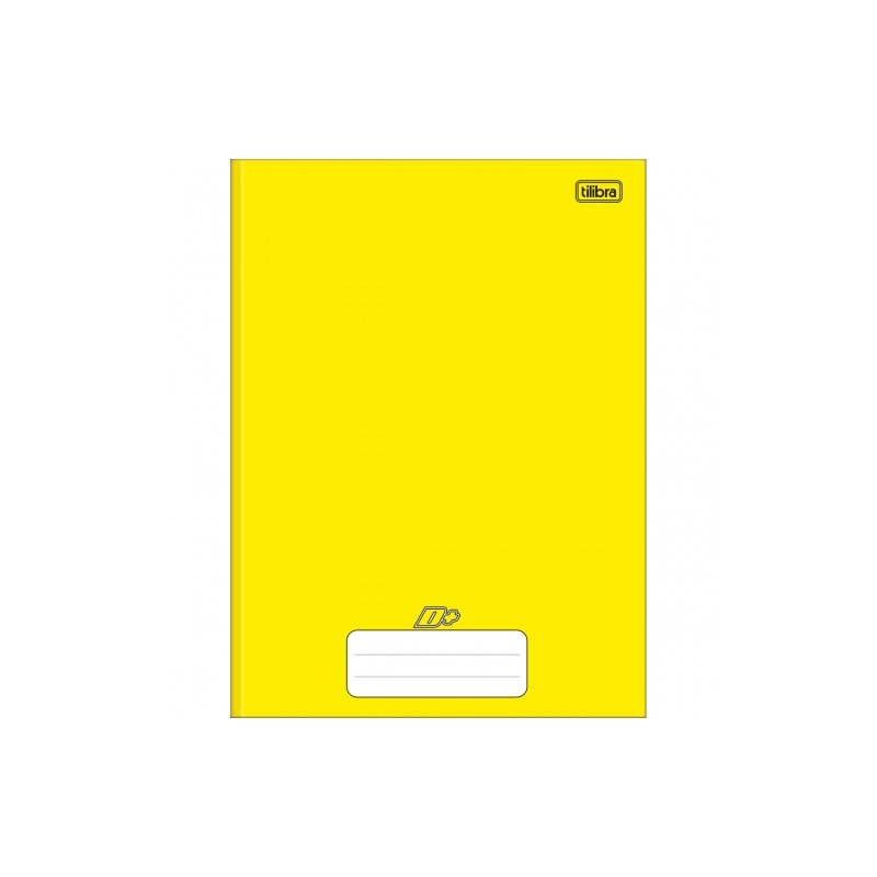 caderno brochurao 96 amarelo