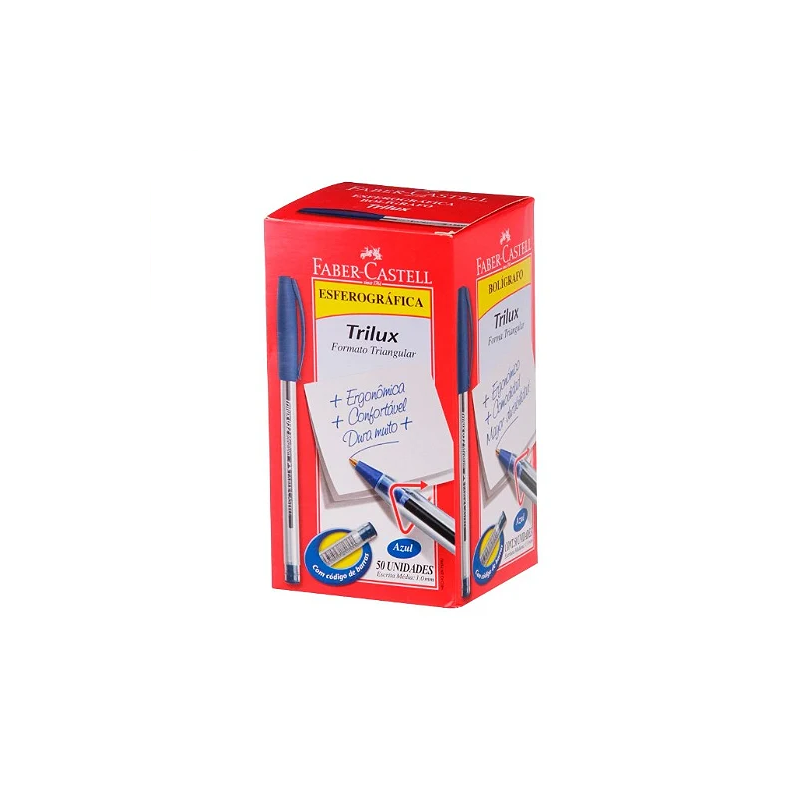 caneta faber trilux 1