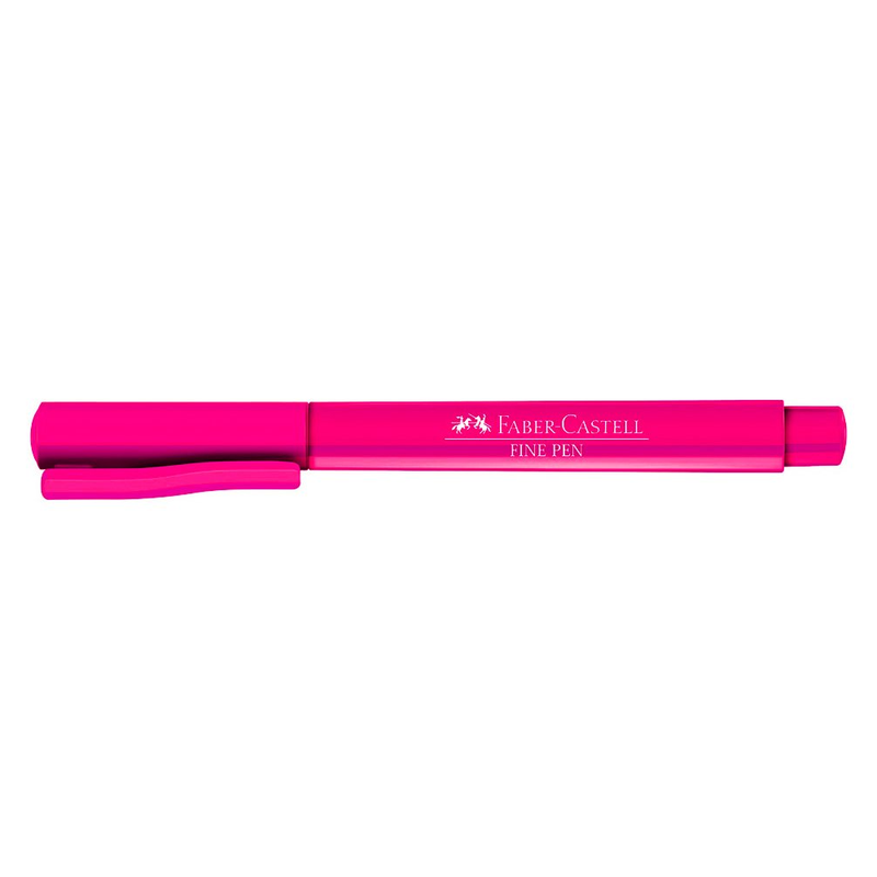 caneta finepen rosa 1
