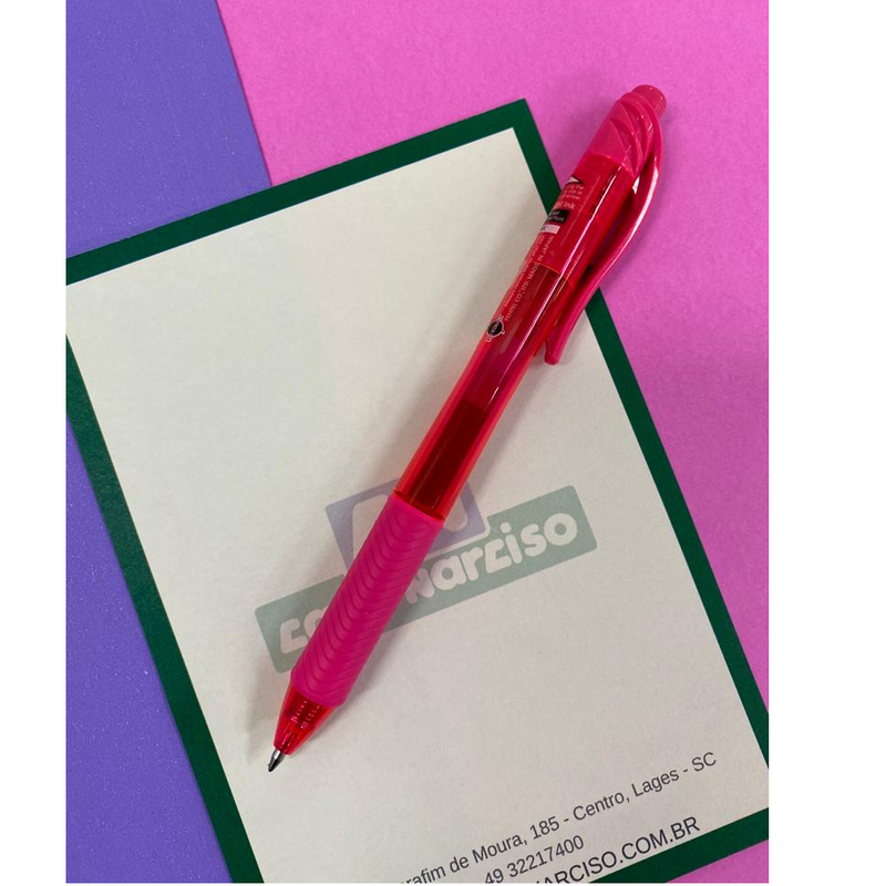 Caneta Energel X Retratil 0.7 Bl107-p Rosa Pentel UNICO
