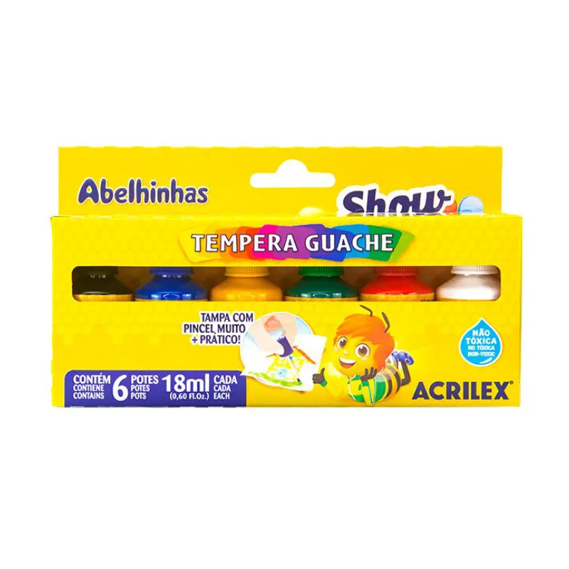 tinta guache pincel 2