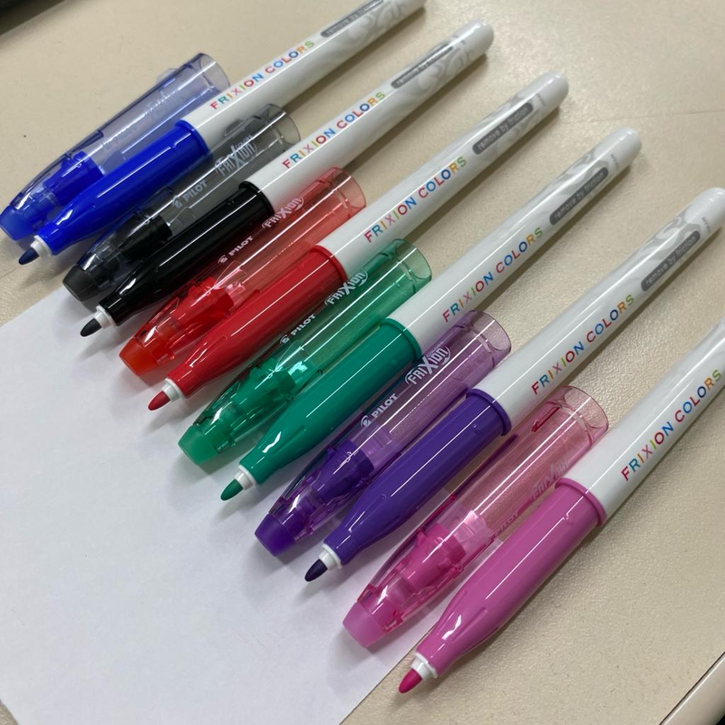 Caneta Hidrocor Apagável Frixion Colors Pilot C/6 Cores UNICO