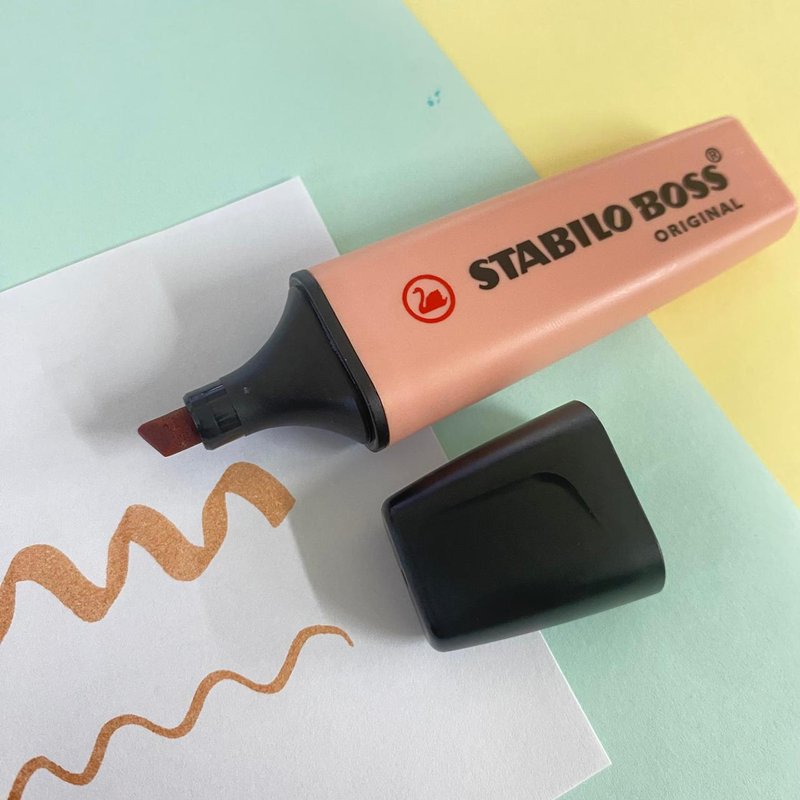 Caneta Marca Texto Stabilo Boss Nature Colors 70/175 Laranja