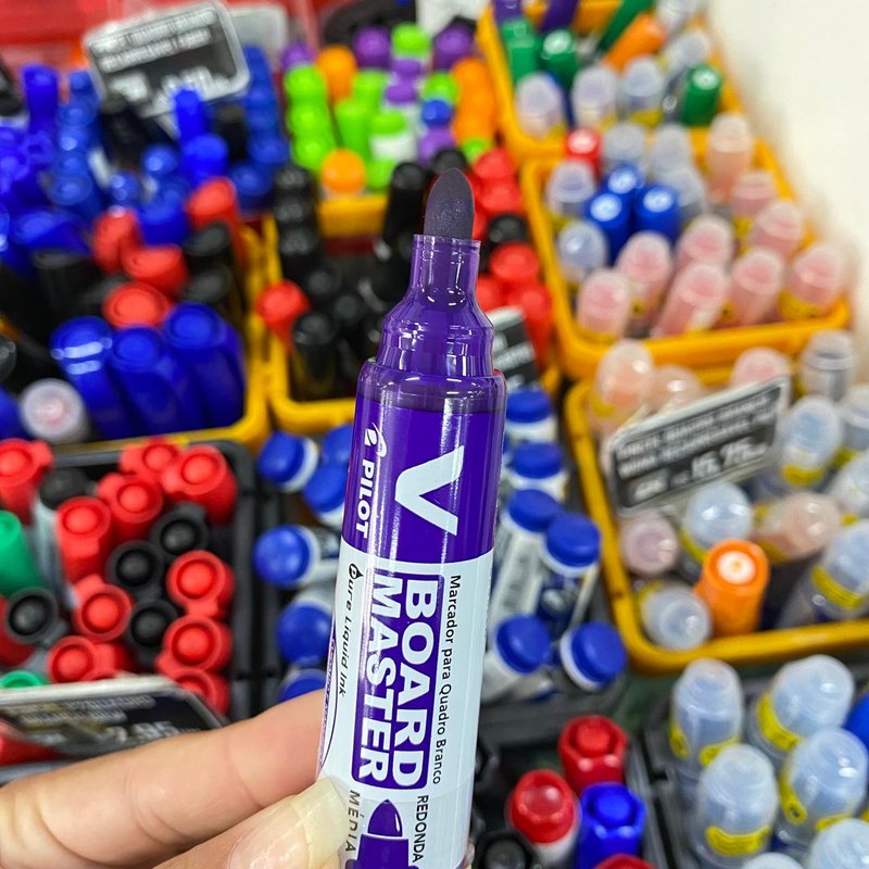 Pincel Quadro Branco Wbma Recarregável Violeta Pilot